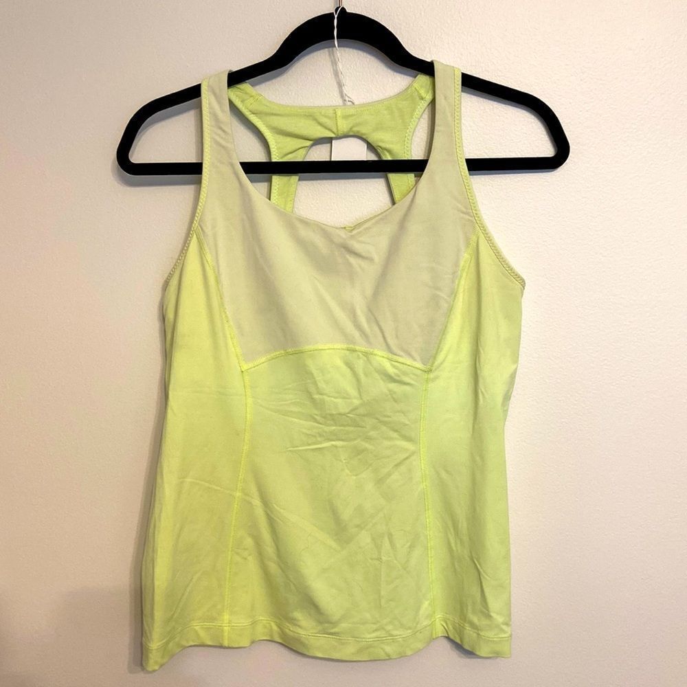 Lululemon Lemon‎ Lime Tank top - Size 12